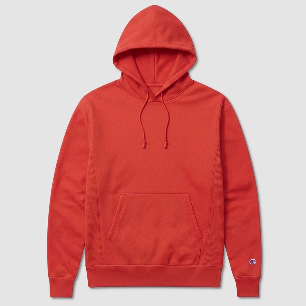 Mens Champion Reverse Weave Hoodie - NWT Size Small Orange - #48769-F4